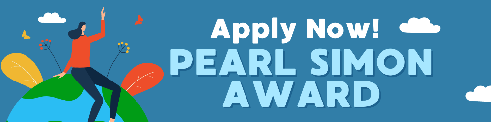 banner for pearn simon award. Text reads: Apply Now!