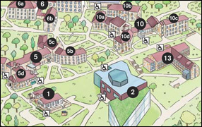 Goucher Campus Map