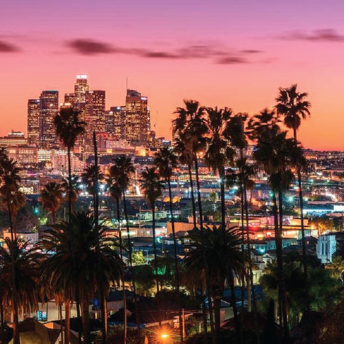 Los Angeles, California skyline