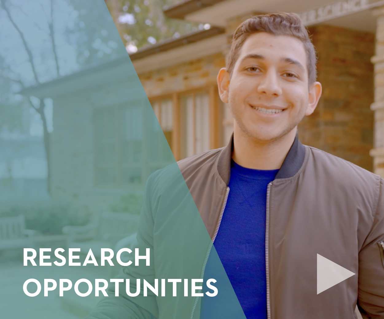 Research opportunities - video play button