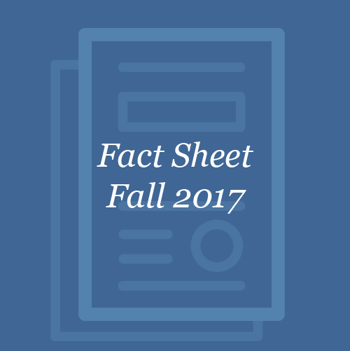 Fact Sheet Fall 2017