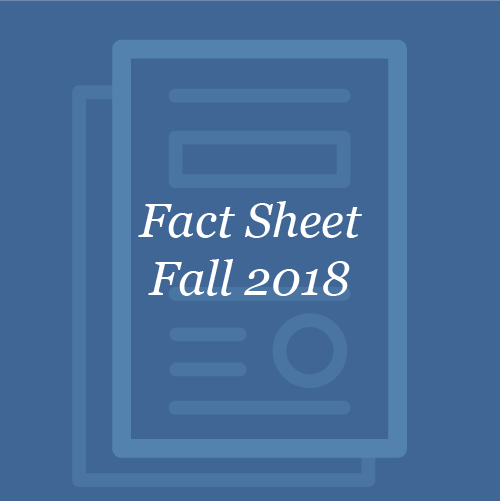 Fact Sheet Fall 2018