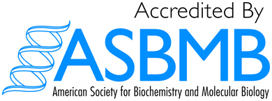 Accredited by ASBMB