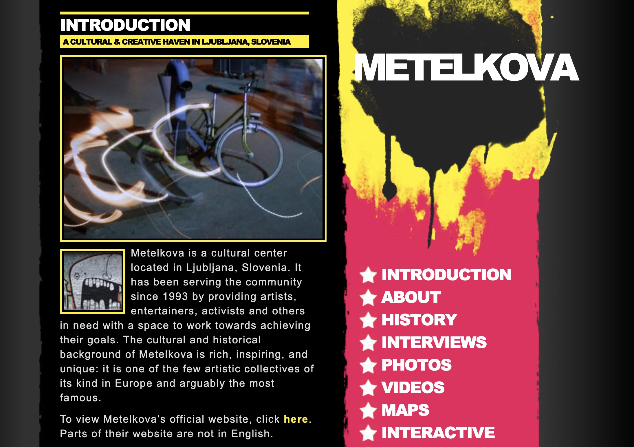 Metelkova Homepage