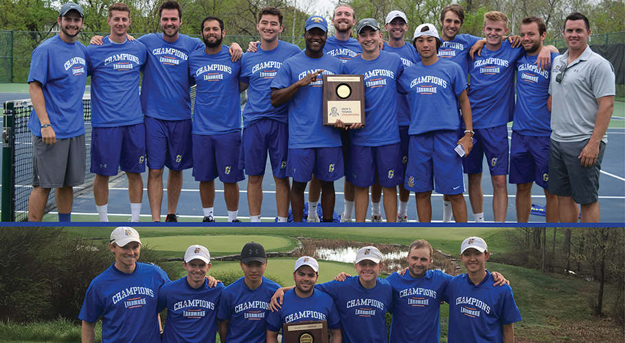 Goucher Men’s Tennis and Golf Teams Win Landmark Conference