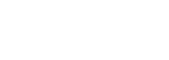 Goucher logo stacked white